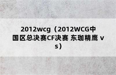 2012wcg（2012WCG中国区总决赛CF决赛 东珈精鹰 vs）